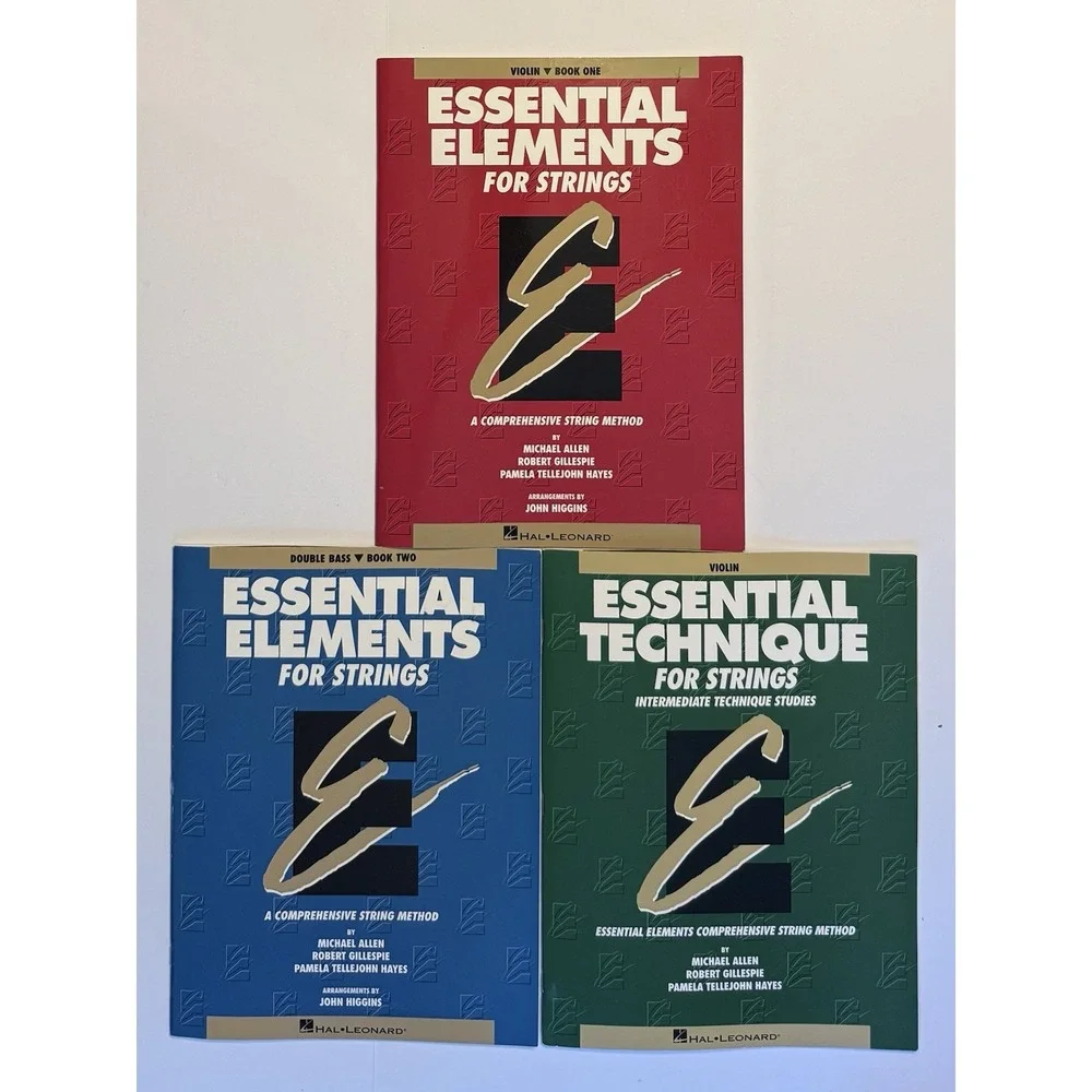 Essential Elements for Strings VIOLIN, All 3 VOLUMES,  Hal-Leonard (F-40)